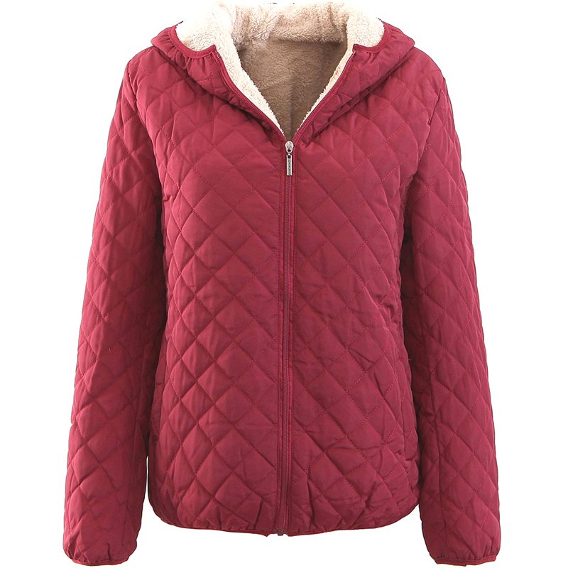 Red Wine Padded Jacket